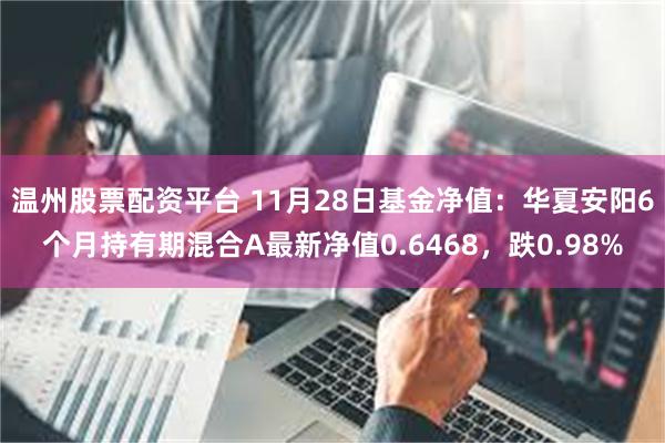 温州股票配资平台 11月28日基金净值：华夏安阳6个月持有期混合A最新净值0.6468，跌0.98%