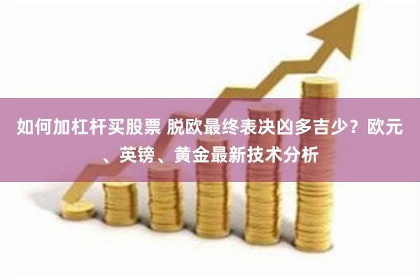 如何加杠杆买股票 脱欧最终表决凶多吉少？欧元、英镑、黄金最新技术分析